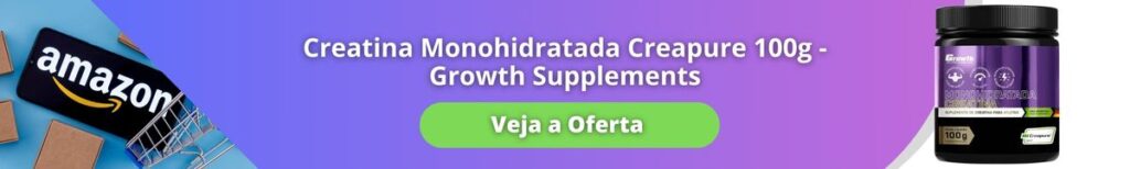 Creatina Monohidratada Creapure 100g - Growth Supplements