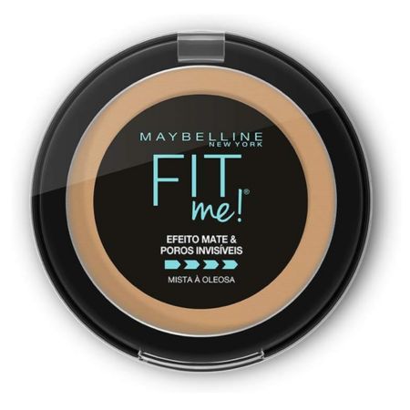 Maybelline NY Pó compacto Efeito Mate e Poros Invisíveis Fit Me Médio Neutro N05