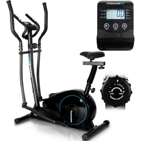 Elíptico Bike Podiumfit Eb100 Magnético 8cargas Max120kg