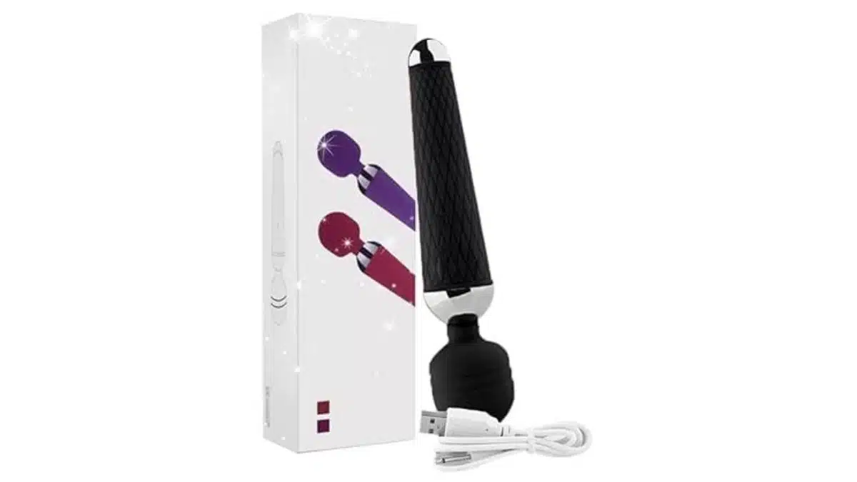Vibrador Massageador Recarregável com 10 Modos de Vibração
